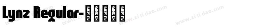 Lynz Regular字体转换